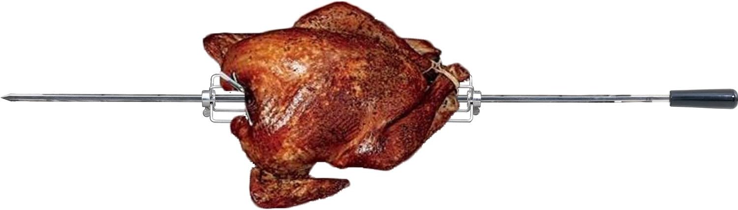 review Cal Flame BBQ08856P3 3 Burner Rod Grill Rotisserie Kit