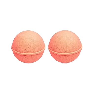 METHERB Pink Grapefruit Bath Bomb Moisturizes Dry Sensitive Skin (Pack of 2) 150g