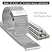 20mm Luxury Mesh Watch Bands 0.6 Interlock Safety Clasp Solid Stainless Steel Milanese Watch Strap Replacement Silver Tone LeapTop