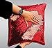 Nicolas Cage Sequin Pillow, Sequin Pillowcase, Two Color Pillow, Gift for her, Gift for him, Magic Pillow, Mermaid Pillow, Scales Pillow Cover, Funny Pillow (Cover Only)