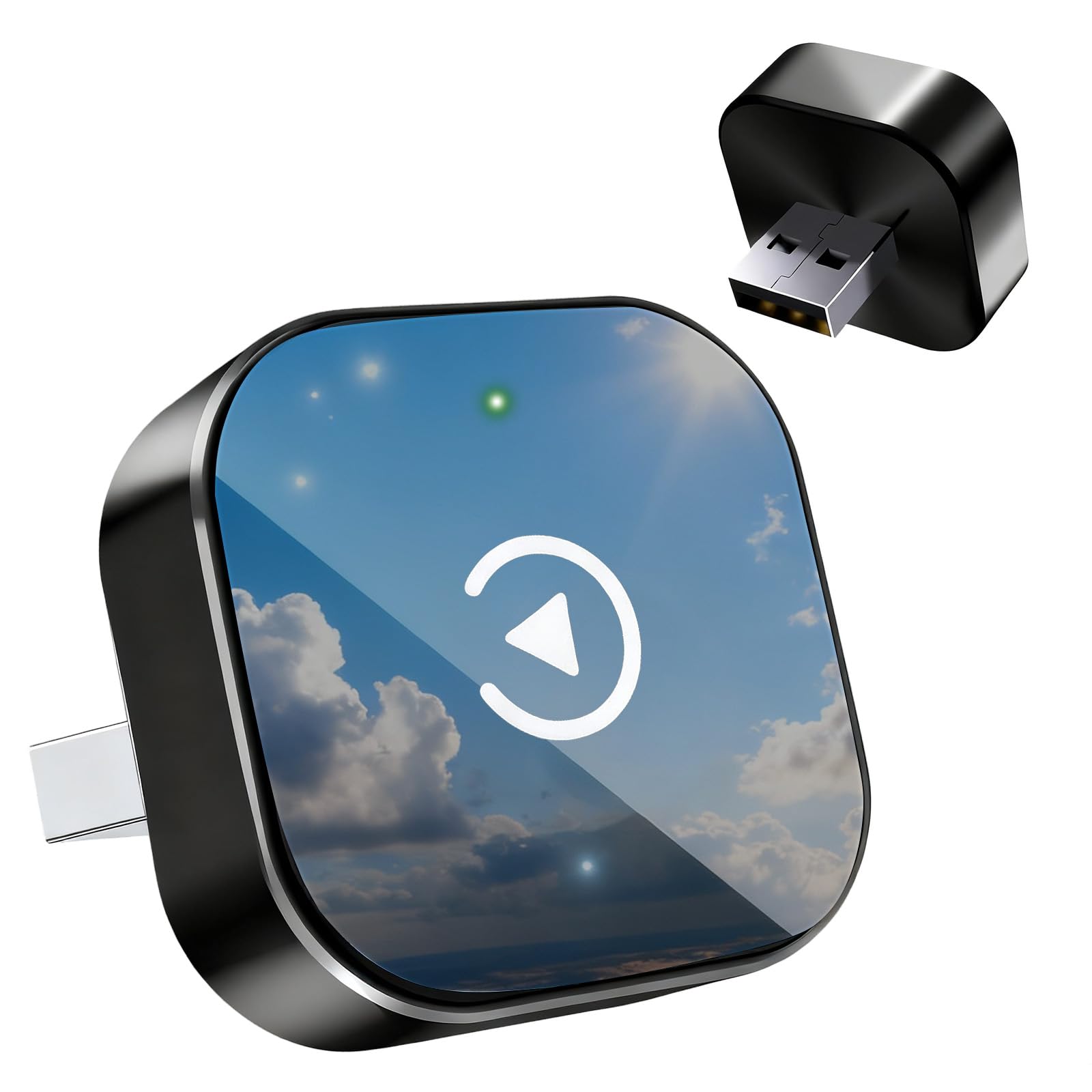 Photo 1 of 2026 New Wireless CarPlay Adapter for Apple iPhone ?Android Small Size, Plug and Play, Fast and Stable Connection Carplay Adapter for CarPlay?Android