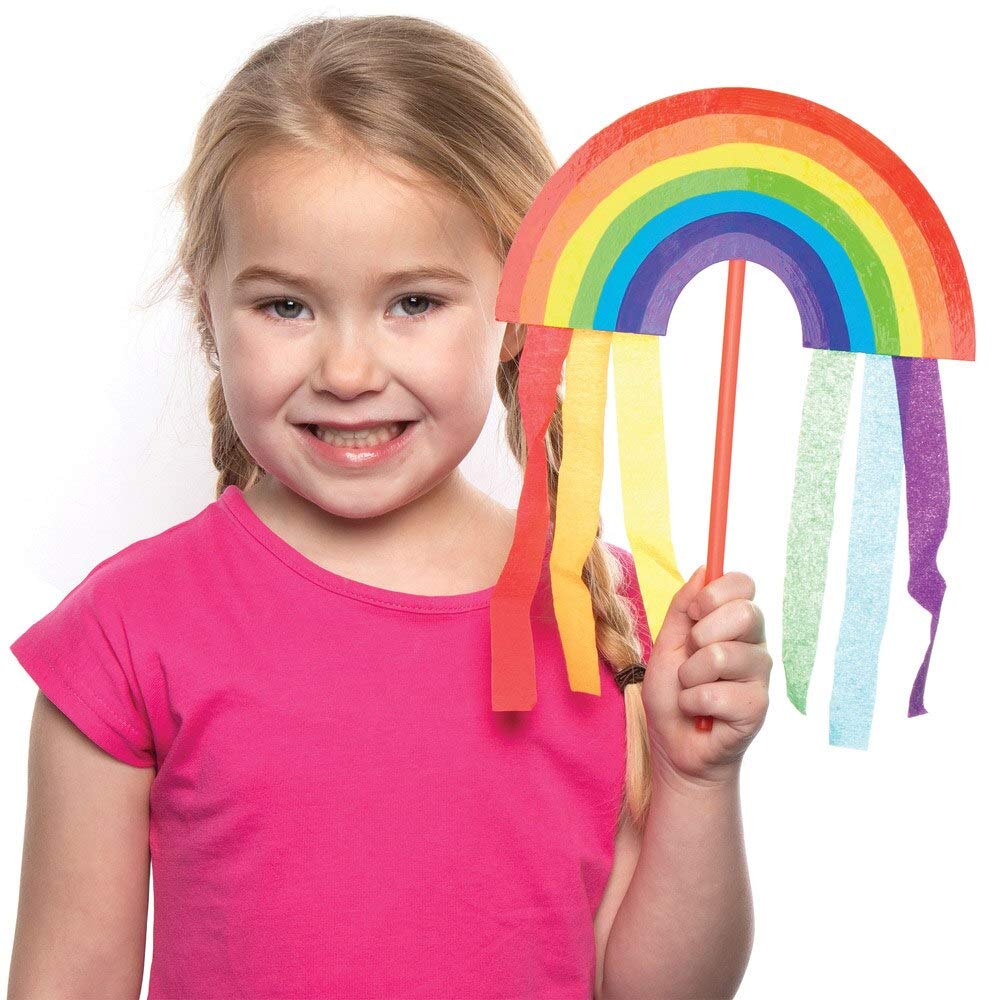 Baker Ross AT742 Rainbow Wand Kits, Pack of 8 - Image 5