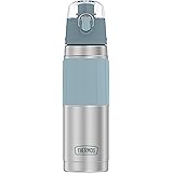 THERMOS Stainless Steel Hydration Bottle, 18 Ounce, Gray