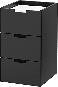 Amazon Com Ikea Nordli Modular 3 Drawer Chest Anthracite
