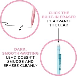 BIC Xtra Smooth Mechanical Pencil with Erasers, 0.7