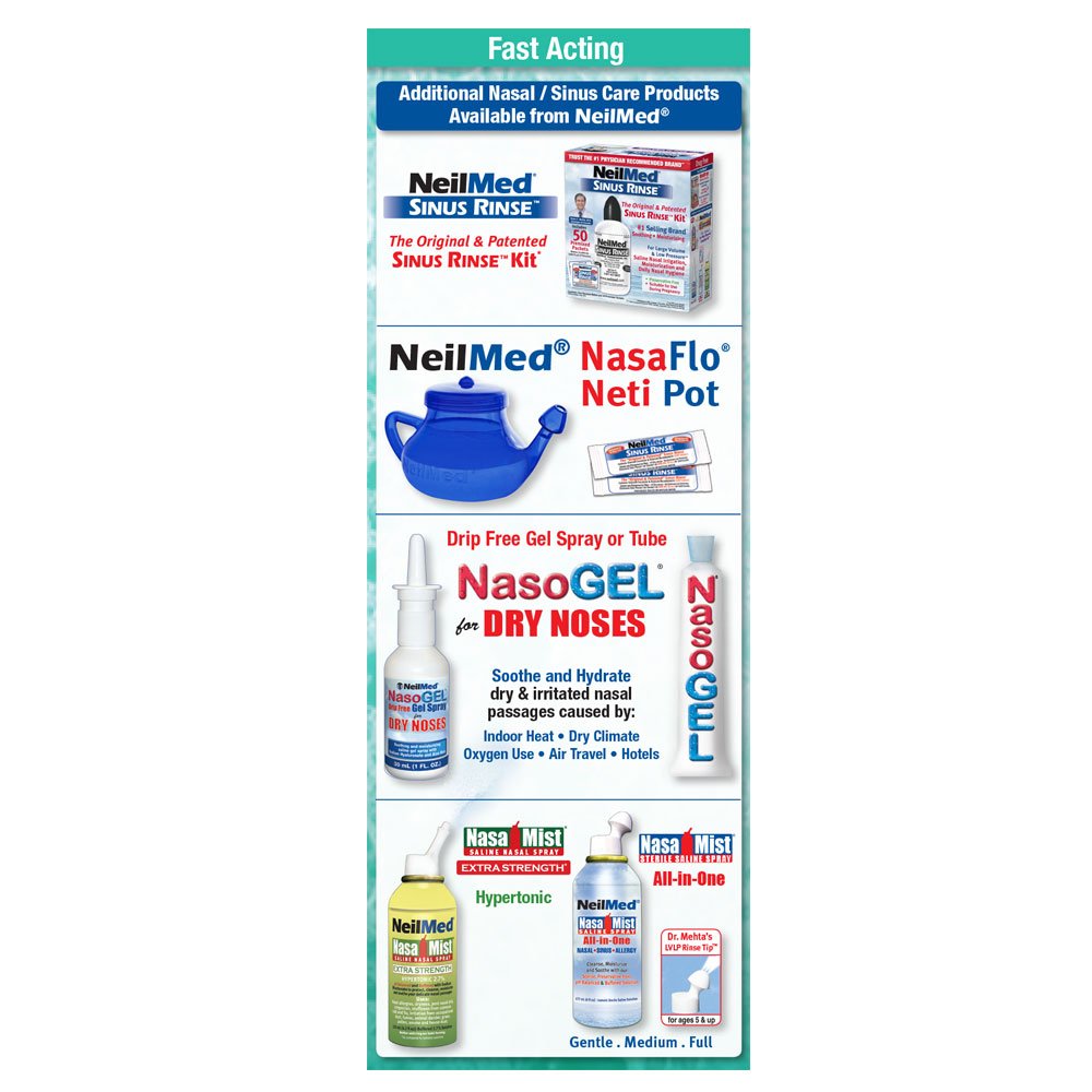 Neilmed Sinufrin Plus Decongestant Moisturizing Gel, .5 Fluid Ounce(Packaging May Vary)