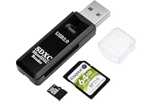 AIYEEN USB2.0 SD/TF Card Reader, USB 2.0 480Mbps Dual Slot OTG Memory Card Adapter for TF/Micro SD/SD/SDXC/Micro SDXC/Micro S