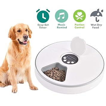 Automatic Pet Feeder For Cats Dogs Rabbits Small Animals 6 Meal