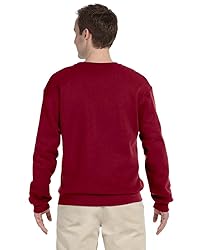 JERZEES - Crewneck Sweatshirt. 562M, 3XL, Cardinal