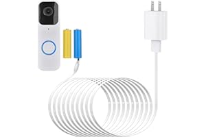 ALERTCAM Power Adapter for Blink Video Doorbell 1st Gen (Replace Battery), Not for Blink Video Doorbell (2025-2nd Gen), Doorbell Transformer with 16.4ft Weatherproof Cable Continuously Charging Your Doorbell