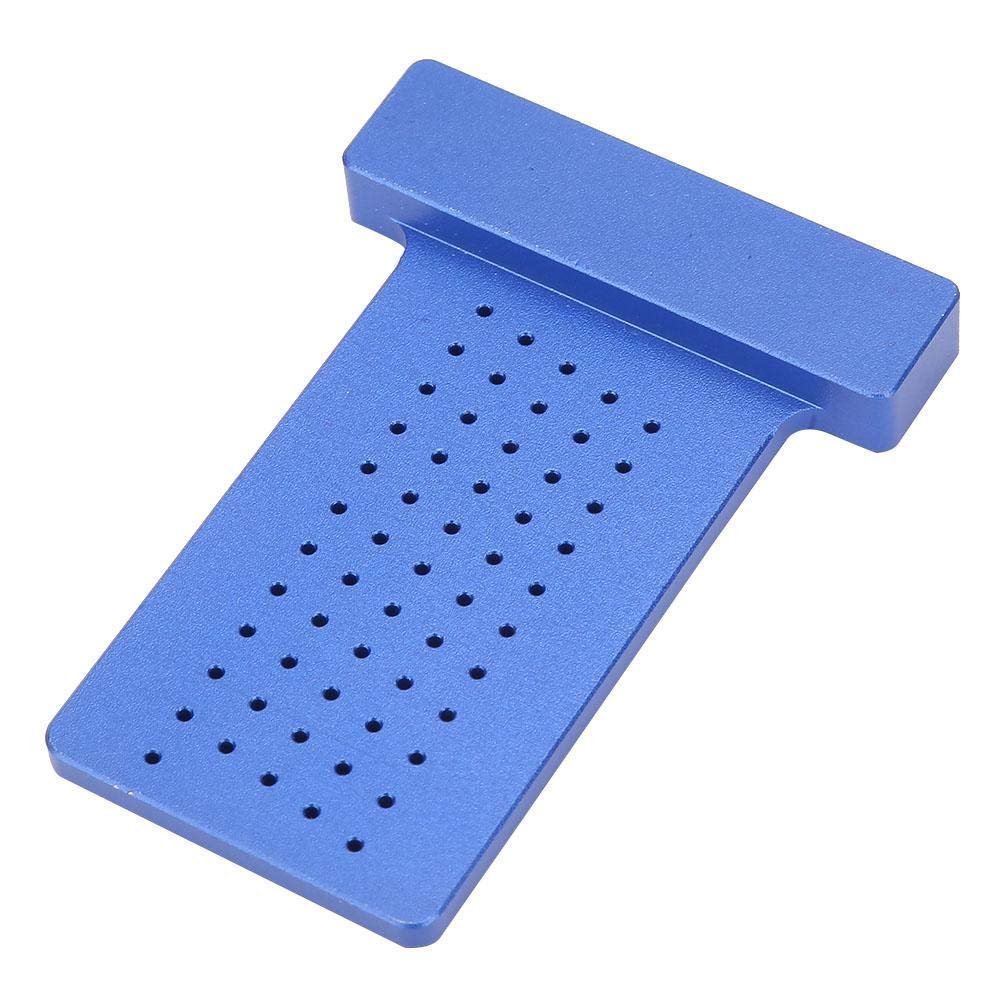 Carpentry Gadgets T60 Woodworking Ruler T Type Scriber Aluminum Alloy Hole Gauge Carpenter Marking Tool For Woodworking Projects(Blue)