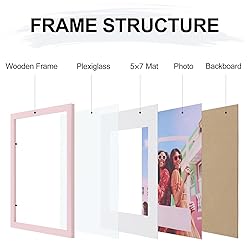 Vittanly 8x10 Picture Frame, Engineered Wood with