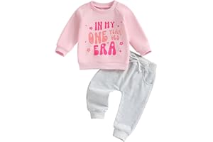 Baby Girl Fall Clothes First Birthday In My One Year Old Letter Outfits Long Sleeve Sweatshirt Pant Set