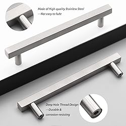 Probrico Cabinet Handles-Pack of 5 Satin Nickel