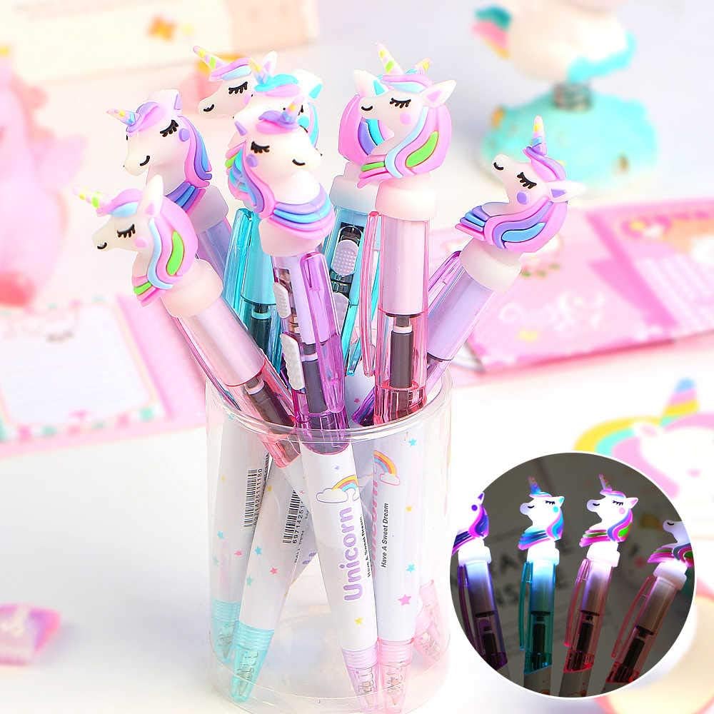GoMerryKids Unicorn Roller Ballpoint Pen for Kids (2 Pieces)
