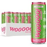 Wooooo! Energy Ric Flair Sparkling Adaptogenic Mushroom Energy Drink | Natural Antioxidants & Nootropics | Lion’s Mane & Cordyceps | 150mg Caffeine | 12 Pack (Dragon Fruit)