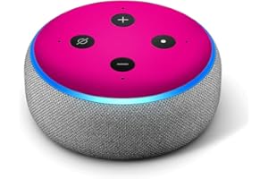 IT'S A SKIN Hot Pink - Vinyl Decal Skin Compatible with Amazon Echo Dot 3rd Generation Alexa - Decorations for Your Smart Home Speakers, Great Accessories Gift for mom, dad, Birthday, Kids