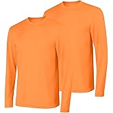 Hanes Sport Men's Long-Sleeve T-Shirt Pack, Cool DRI Moisture-Wicking Performance T-Shirts, Performance Tee, 2-Pack