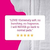 FLO Extra Long Bamboo Sanitary Pads 10 Pack Organic Vegan Cruelty Free view 5