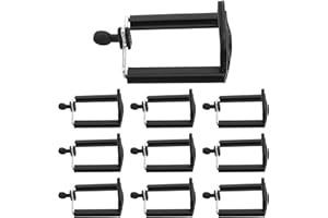 Alipis 10Pcs U-Shaped Selfie Stick Phone Holder Clip, Stable Phone Bracket Cradle for Travel and Outdoor