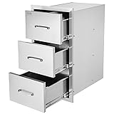 VEVOR Outdoor Kitchen Drawers 16" W x 28.5" H x