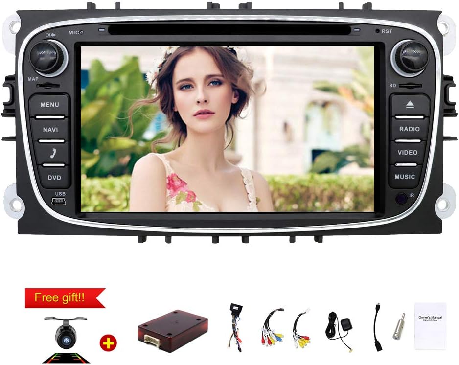 Navigation Seller - 1024x600 Quad Core 2din Android 6.0 Car DVD for Ford Mondeo C-max S max with English Wifi 3G GPS Bluetooth Radio touch screen wifi 3G