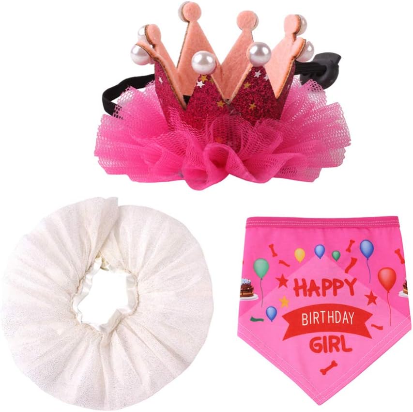 tutu rock krone bandana set fur haustier welpe katze madchen outfit fur geburtstagsfeier birthday party supplies balacoo hund geburtstag hut hunde haustier ayurvedanetworkbhu com