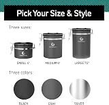 Coffee Gator Airtight Canister 1900 mL Stainless Steel with Date Tracker view 7