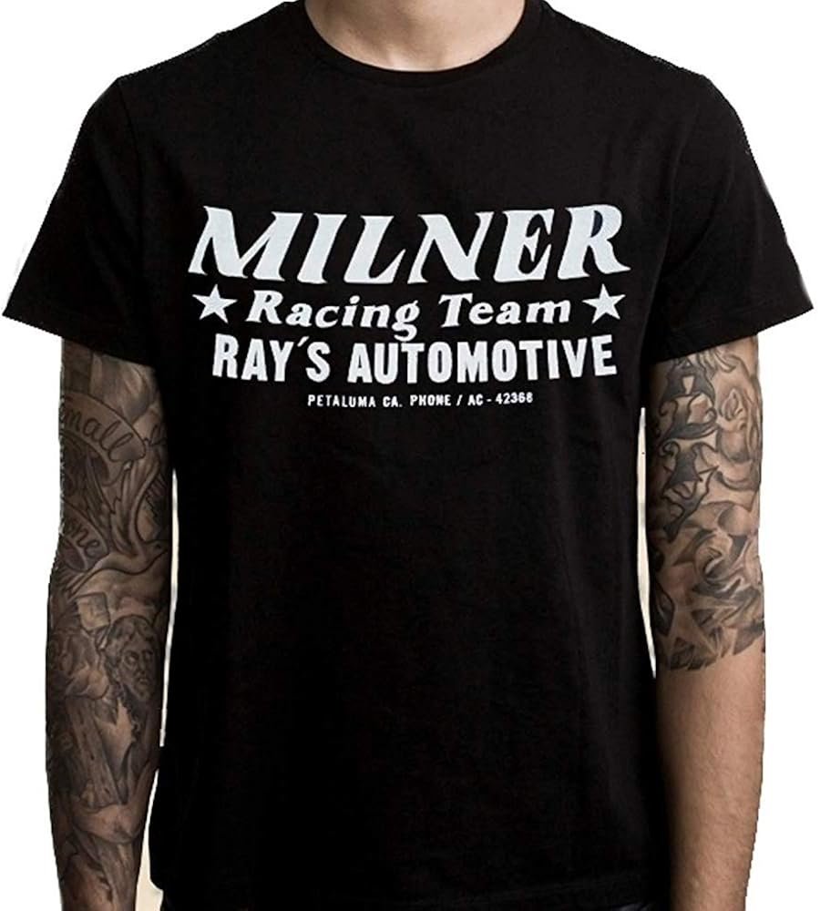 OCP Mlsker American Graffiti John Milner Racing TShirt Blackmens???Size