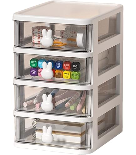 Organizador De Escritorio Con Cajones Organizador De Escritorio