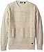 Dickies Men's Solid Texture-Stripe Crew-Neck Sweater