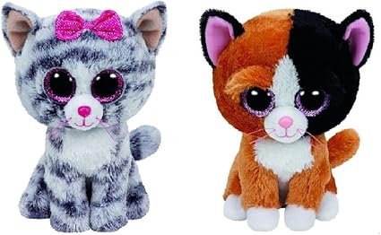 cats and stuffed animals