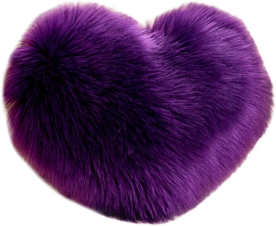 Heart Shaped Sofa Throw Pillow Cushion Plush Pillows Gift Bedroom Home Decoration