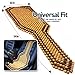 Zone Tech Beaded Seat Cover for Cars Cooling, Massage Cushion, Car Seat Natural Wooden Beads for Semi Truck, Trailer, Car, Two-Tone, Double Strung(1-Pack)