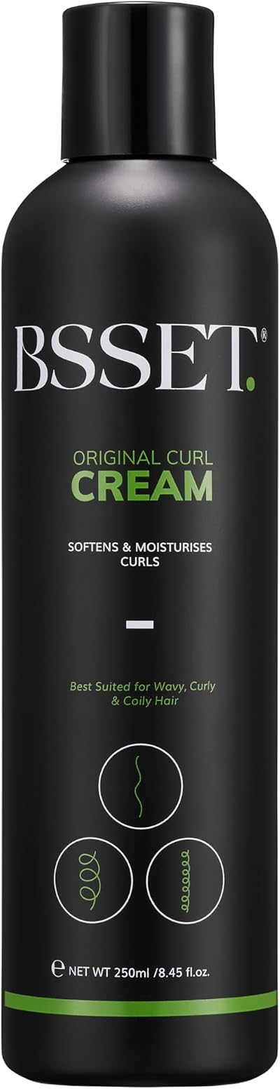 BSSET Defining Curl Cream with Jamaican Black Castor Oil 250ml Olive Oil
