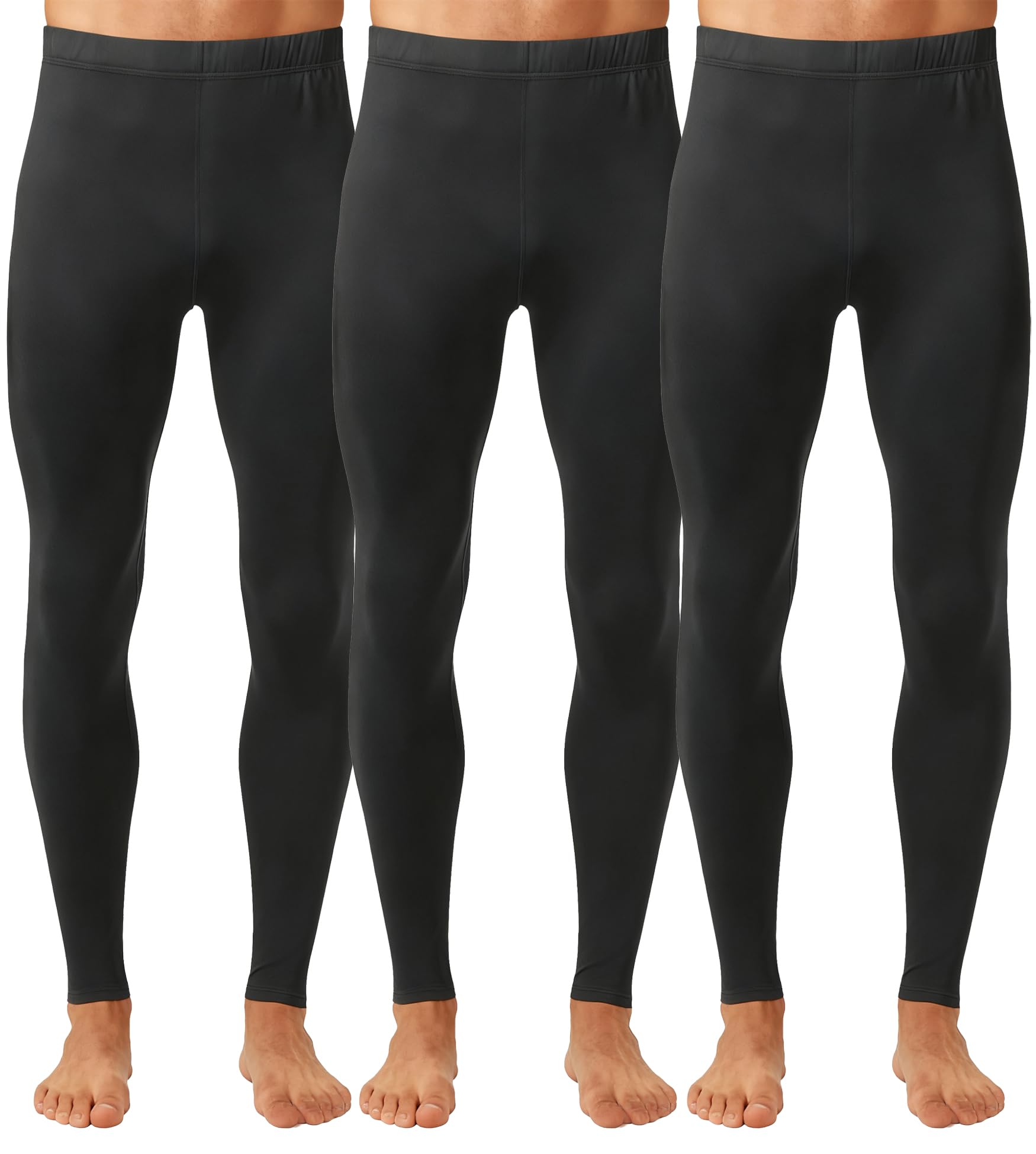 TEEPIRE Mens Thermal Underwear Pants, Long Johns Fleece Lined Base Layer Bottoms Leggings Thermal for Men Winter Gift Image