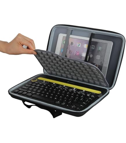 MIUCDA - Teclado Inalámbrico Plegable Con Teclado Numérico, Teclado