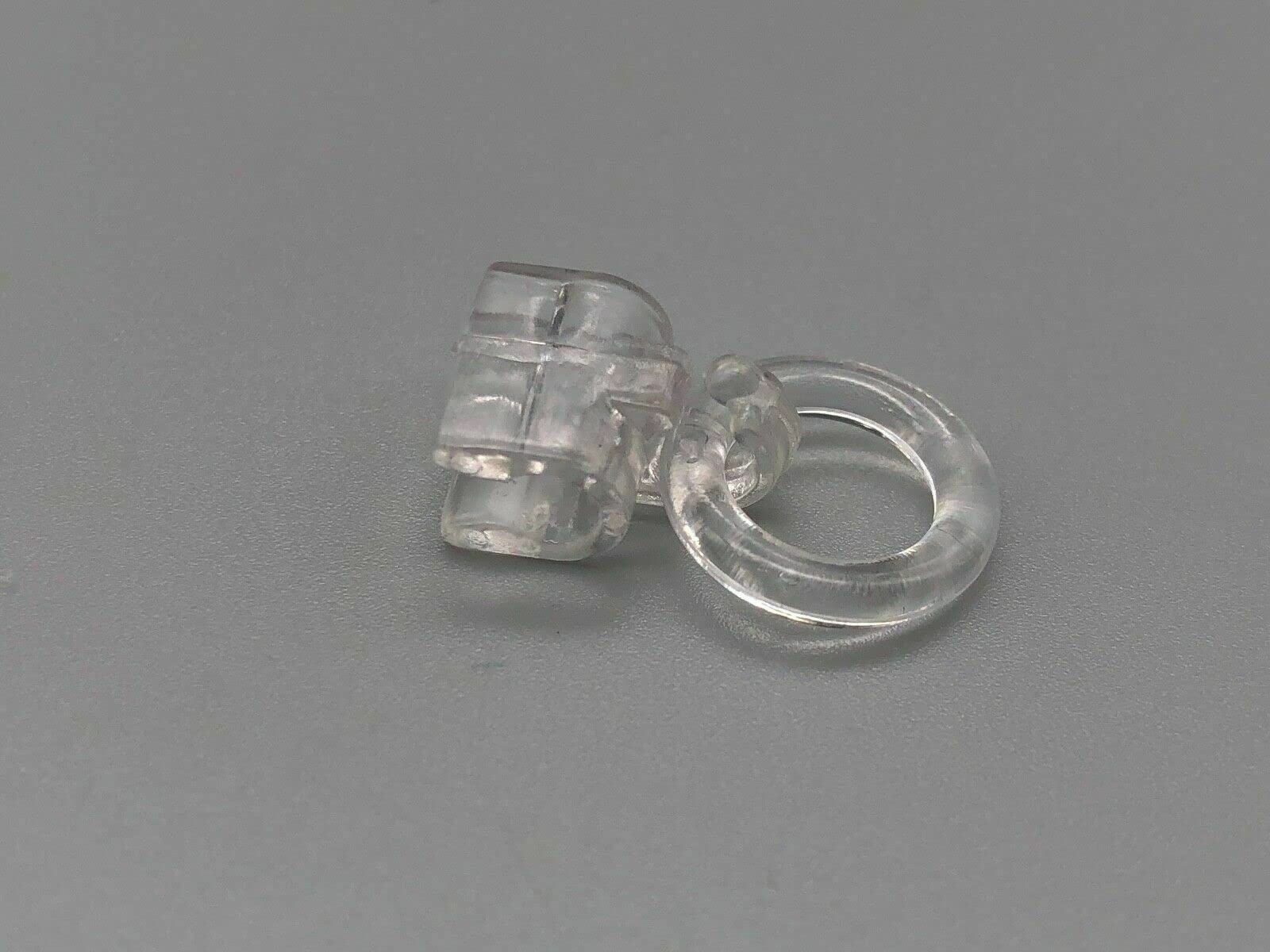 Pack of 20 13mm Clear Clip on Roman Blind Rings