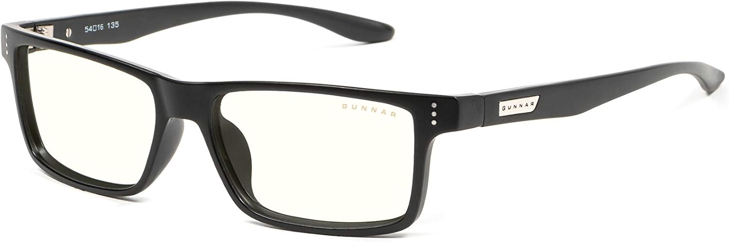 Gunnar Gaming and Computer Eyewear, Vertex, Frame Colour: Onyx, Clear Tint (98% Blue Light Protection & 100% UV Light) - Image 3