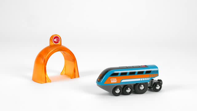 BRIO World 33971 Smart Tech Sound Lok mit Aufnahmefunktion - Elektrischer Zug mit Tunnel - Interaktives Spielzeug empfohlen ab 3 Jahren – Bild 8