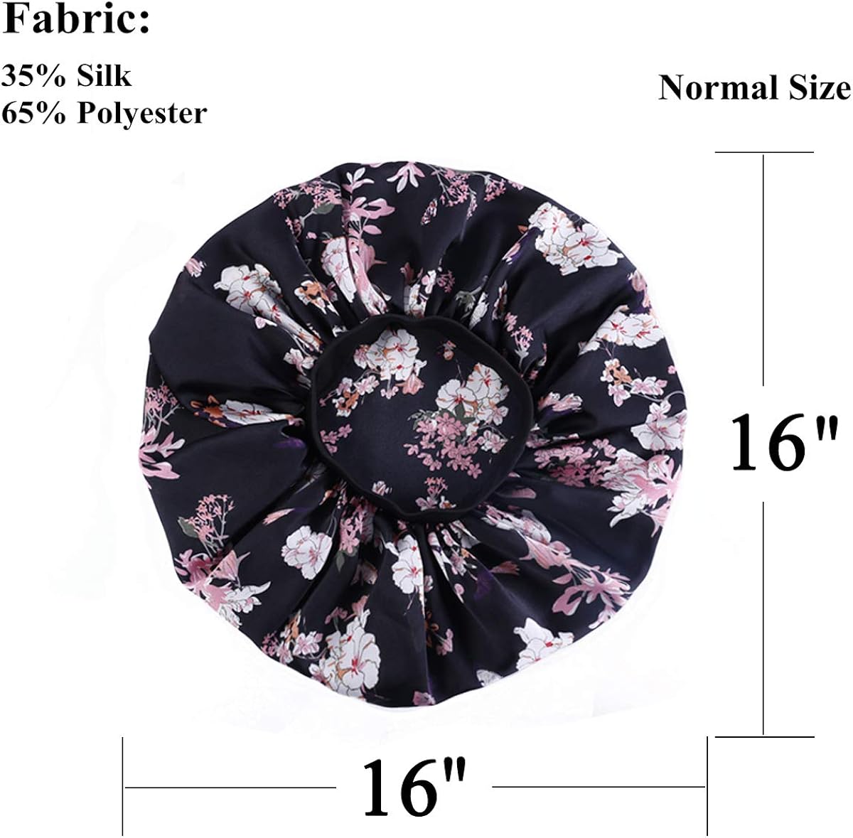 Satin Silk Bonnet Sleep Cap - Printing Soft Extra Large Wide Band S Women Night Hat For Long Curly Natural Hair Cap Salon Silk Scarf Chemo Patient Slouch Slouchy, Christmas Santa Day Gifts For Women at  Women’s Clothing store