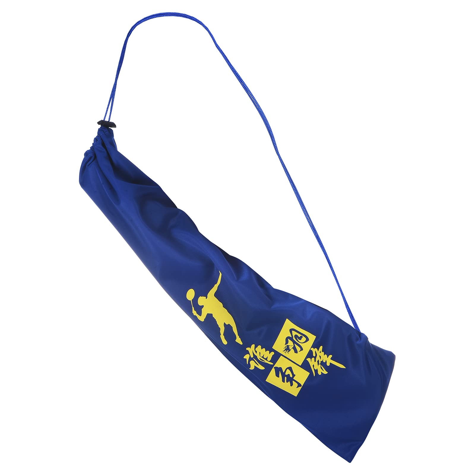 PATIKIL Badminton Racquet Cover Bag, Soft Badminton Racket Pouch Velvet Lining Single Shoulder Drawstring for Badminton Players, Blue