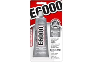 EUROTOOL E6000 230022 Medium Viscosity Auto/Industrial Adhesive, 3.7 fl oz