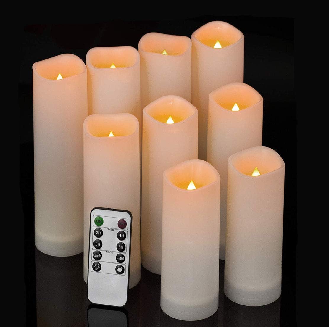 Comenzar Flameless Candles Waterproof Outdoor Indoor led