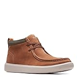 Clarks Men's Cambro Mid Chukka Boot, Dark Tan