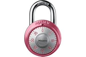 Master Lock 1530DPNK Locker Lock Combination Padlock, Pink