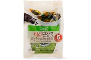 Pulmuone Instant Pre-Made Dry Miso Soup 5 Packet (1 Pack)