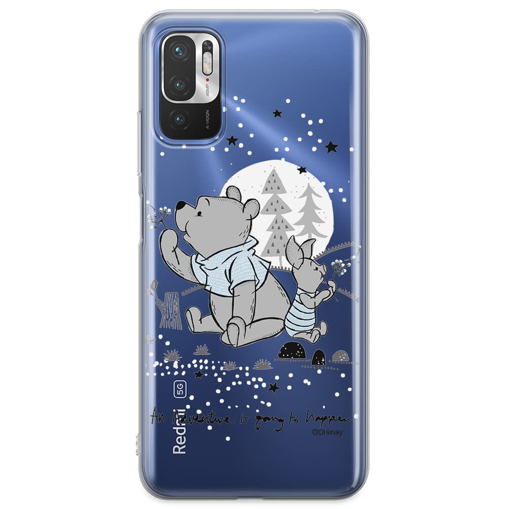 ERT GROUP mobile phone case for Xiaomi REDMI NOTE 10 5G / POCO M3 PRO original and officially Licensed Disney pattern Winnie the Pooh and friends 008, partially transparent