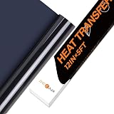HTVRONT Black Iron On Vinyl 12 x 5 ft HTV for T Shirts Easy Cut & Weed