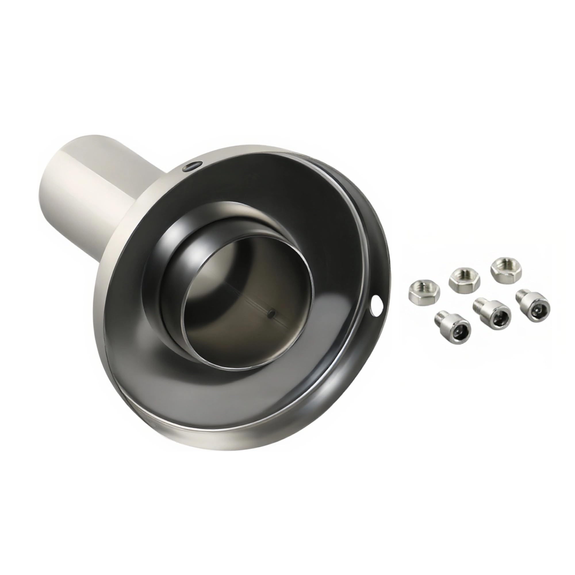 Photo 1 of ***missing hardware***MGSTORM 4.5 Inch Exhaust Muffler Tip, Universal Removable Silencer for Car SUV Truck, 114mm Stainless Steel Round Exhaust Tip